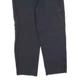 H52H Mens Polyester Blend Regular Navy Blue Trousers W34 L27 Zip Casual Outdoor