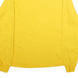 NIKE Mens Yellow Waco Graphic T-Shirt XL Long Sleeve Crew Neck Cotton Comfort