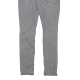 LEVI'S Womens Grey Slim Skinny Denim Light W29 L31 Distressed Cotton Blend Jeans