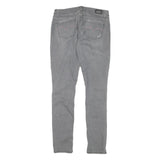 LEVI'S Womens Grey Slim Skinny Denim Light W29 L31 Distressed Cotton Blend Jeans