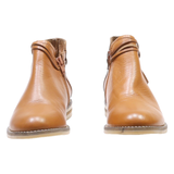 PALLADIUM Ankle Boots Beige Leather Womens UK 3