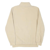 PUMA Mens Cream Plain Pullover Jumper Crew Neck Basic Knit S Sportswear Comfort