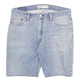 LEVI'S Mens Denim Blue Casual Straight Fit Shorts 2XL W36 Comfortable Cotton