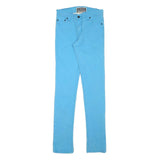 LEVI'S Mens Slim Blue Jeans Denim W26 L32 Cotton Blend Zip Pockets Skinny Fit