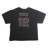 MAJESTIC Mens Black Giants Graphic T-Shirt 2XL Short Sleeve Crew Neck Sportswear