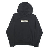 NIKE Womens Black Just Do It Cotton Blend Pullover Hoodie M