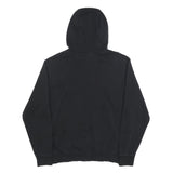NIKE Womens Black Just Do It Cotton Blend Pullover Hoodie M