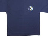Mens Navy Blue Graphic T-Shirt XL Short Sleeve Crew Neck Preserve Our Oceans