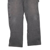 DICKIES Mens Jeans Black Regular Straight Denim Medium W36 L30 Workwear