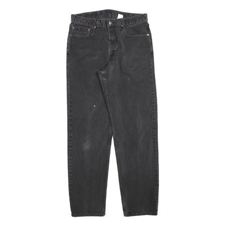LEVI'S 550 Straight Mens Jeans Black Relaxed Straight Denim Medium W34 L34