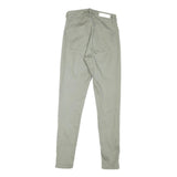 CALVIN KLEIN JEANS Womens Light Green Regular Skinny Denim Cotton Blend W26 L27