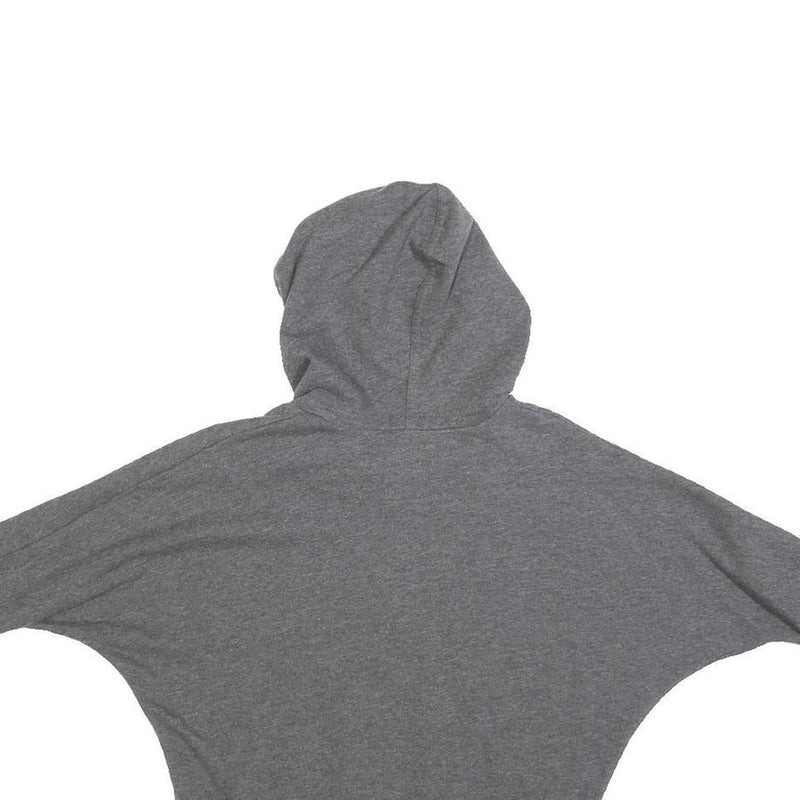 LEVI'S Girls Grey Cotton Blend Hoodie 8Y S F San Francisco Logo Pullover