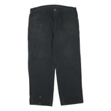 DICKIES Mens Regular Fit Black Denim Jeans W40 L30 Workwear Zip Closure