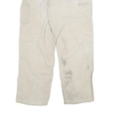 CARHARTT Mens Regular Fit Beige Cotton Blend Zip Trousers W38 L32 Workwear