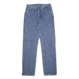 WRANGLER Mens Jeans Blue Regular Straight Denim Medium W30 L32 Classic Zip