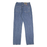 WRANGLER Mens Jeans Blue Regular Straight Denim Medium W30 L32 Classic Zip
