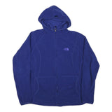 THE NORTH FACE Womens Blue Hoodie XS Full Zip Lightweight Outdoor