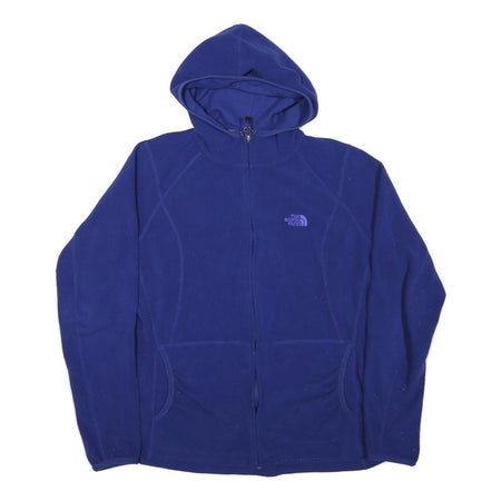 THE NORTH FACE Womens Blue Hoodie XS Full Zip Lightweight Outdoor