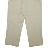 DICKIES Mens Cotton Beige Regular Fit Straight Leg Trousers W38 L29 Workwear