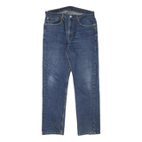 LEVI'S Mens Regular Fit Blue Denim Jeans W34 L32 Classic Cotton Blend Zip