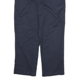 DICKIES Mens Cotton Blend Navy Blue Regular Fit Straight Leg Trousers W36 L29