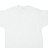 BVD Mens White Plain T-Shirt L Short Sleeve Crew Neck Cotton Blend