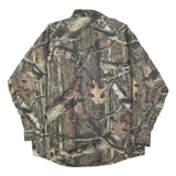 RED HEAD Mens Brown & Green Camouflage Shirt XL Polyester Blend Outdoor Hunting