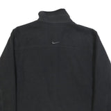 NIKE Mens Black & Dark Grey Reversible Zip Jacket XL Polyamide Plain Casual