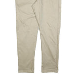 DICKIES Mens Slim Beige Cotton Blend Slim Straight Trousers W38 L30 Workwear