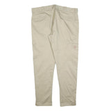 DICKIES Mens Slim Beige Cotton Blend Slim Straight Trousers W38 L30 Workwear