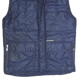 MCGREGOR Mens Navy Blue Polyester Blend Quilted Jacket M Zip Pockets