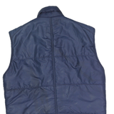 MCGREGOR Mens Navy Blue Polyester Blend Quilted Jacket M Zip Pockets