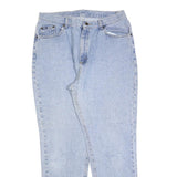 LEE Mens Jeans Blue Regular Straight Denim Light Wash W32 L30 Classic Cotton