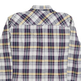 TOMMY HILFIGER Mens Blue Beige Check Shirt XL Classic Button-Down Long Sleeve