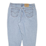 LEVI'S Womens Jeans Blue Slim Straight Denim Light W36 L27 Classic Cotton Blend