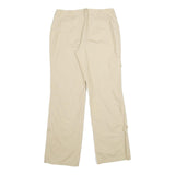 CHADWICKS Womens Cotton Beige Regular Trousers W32 L33 Cargo Pocket Zip Closure