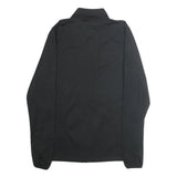 NIKE Mens Black Jacket M Polyester Plain Zip Sportswear