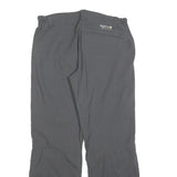 REGATTA Womens Grey Regular Fit Wide-Leg Trousers W30 L28 Outdoor Comfort Zip