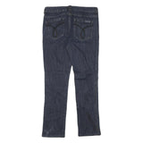 CALVIN KLEIN JEANS Womens Slim Blue Denim Raw W30 L28 Stretch Comfortable