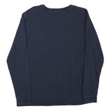 CARHARTT Womens Navy Blue Long Sleeve Crew Neck Pocket T-Shirt L Christ The