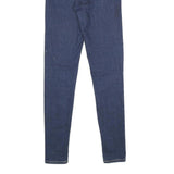 LEVI'S Womens Mile High Super Skinny Jeans Blue Denim Regular Fit W25 L30