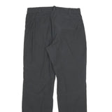 TREVOLUTION Womens Black Polyester Blend Regular Leg Trousers W32 L31 Zip