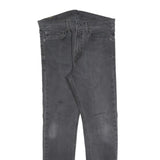 LEVI'S 510 Mens Jeans Black Slim Skinny Denim Medium W34 L32 Zip Closure