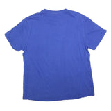 PUMA Mens Blue Graphic T-Shirt XL Short Sleeve Crew Neck Cotton Blend Casual