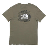 THE NORTH FACE Mens Green London Graphic T-Shirt S Short Sleeve Crew Neck