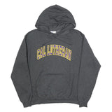 CHAMPION Mens Charcoal Grey Cal Lutheran Pullover Hoodie M Cotton Blend