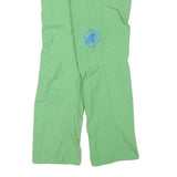 MAMMUT Womens Polyester Blend Green Regular Drawstring Trousers W27 L27 Outdoor