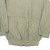 Mens Beige Lightweight Zip Jacket M Polyester Blend Plain Casual Outerwear