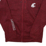 CHAMPION Mens Maroon Track Jacket M Polyester Blend Zip Casual Sportswear