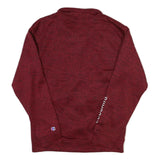 CHAMPION Mens Maroon Track Jacket M Polyester Blend Zip Casual Sportswear